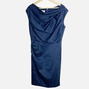 Suzi Chin for Maggy Boutique Blue Sheath dress 10